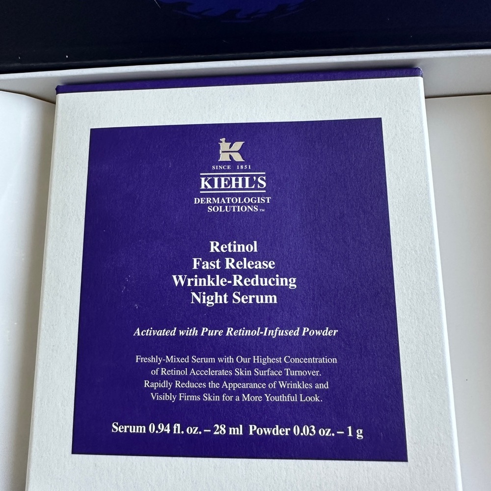 Kiehls Fast Release Wrinkle-Reducing Retinol Night Serum 28ml - Picture 2 of 6